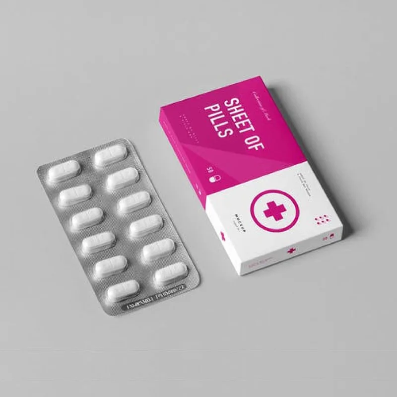 Supplement Packaging Box Printing