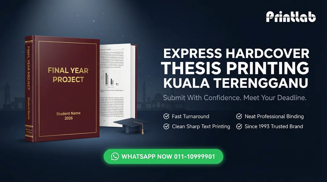 Kuala Terengganu Hardcover Thesis Printing Printlab