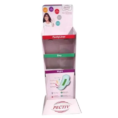 Cardboard Promotion Shelf, Floor Product Display Stand, Product Display Standee Rack, Point of Sales Display Rack, Pop Floor Display Stand, Point of Purchase Display,