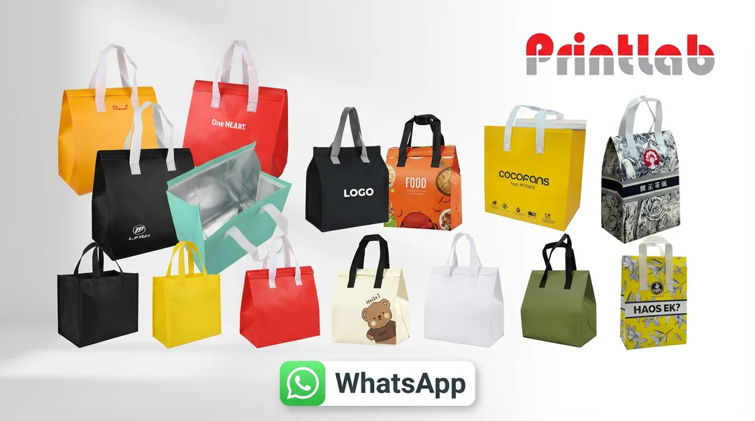 Custom Laminated Non-Woven Thermal Cooler Bag Printing