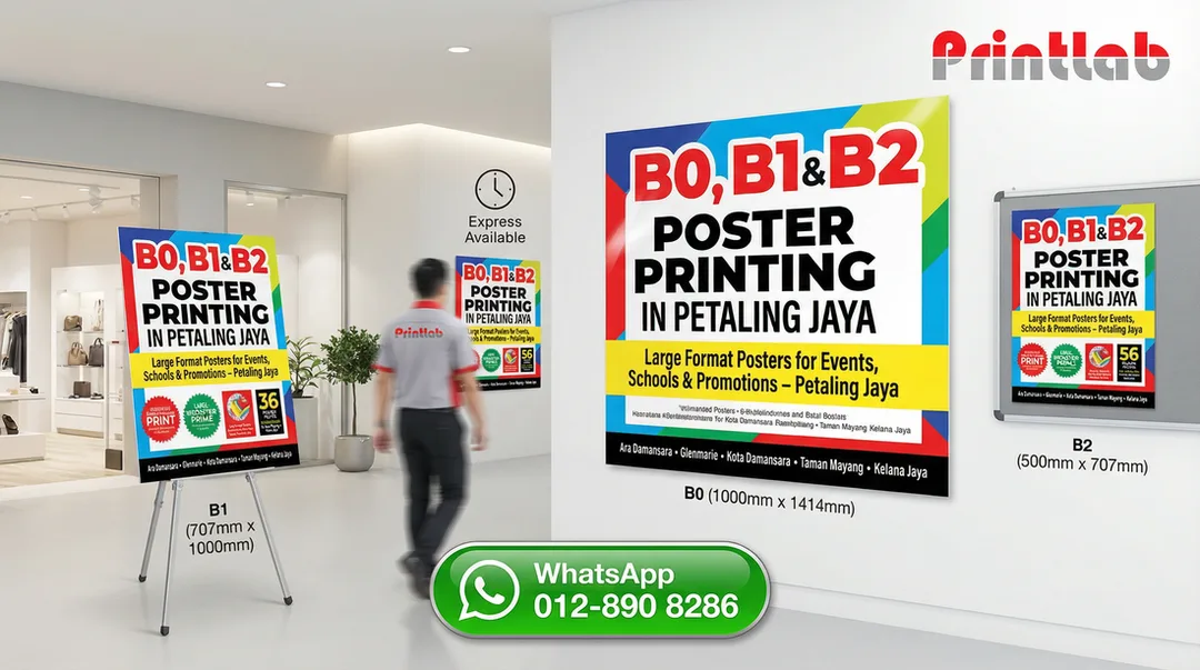Large Size B0 B1 B2 Poster Printing PJ