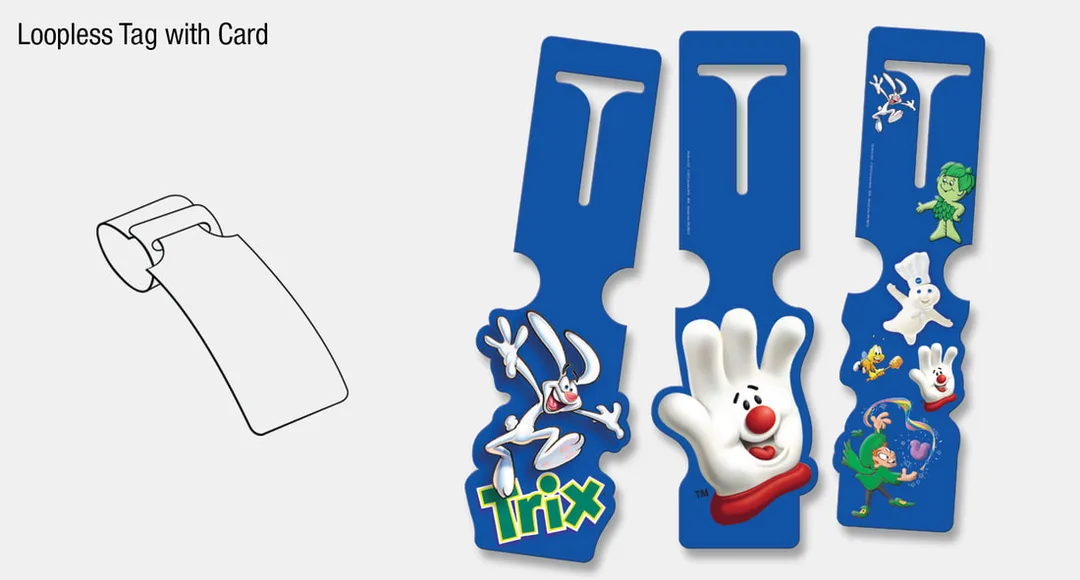 Loopless Tag with Card