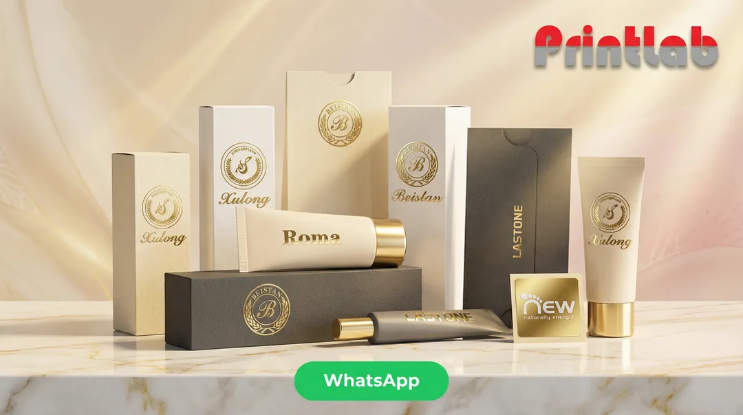Thin Metal Logo Sticker Printing Malaysia
