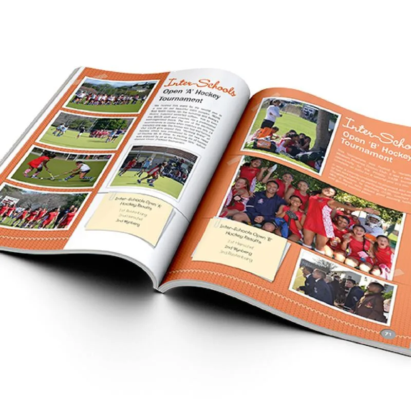 School Magazine Bulletin Printing