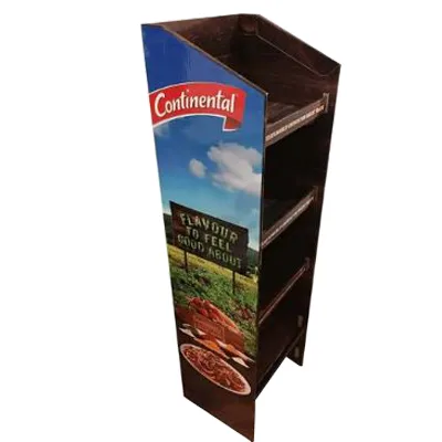 Custom Food Merchandise Floor Displays Printing in Malaysia