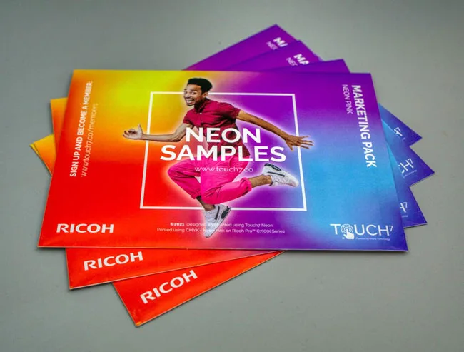 Neon Pink Envelope