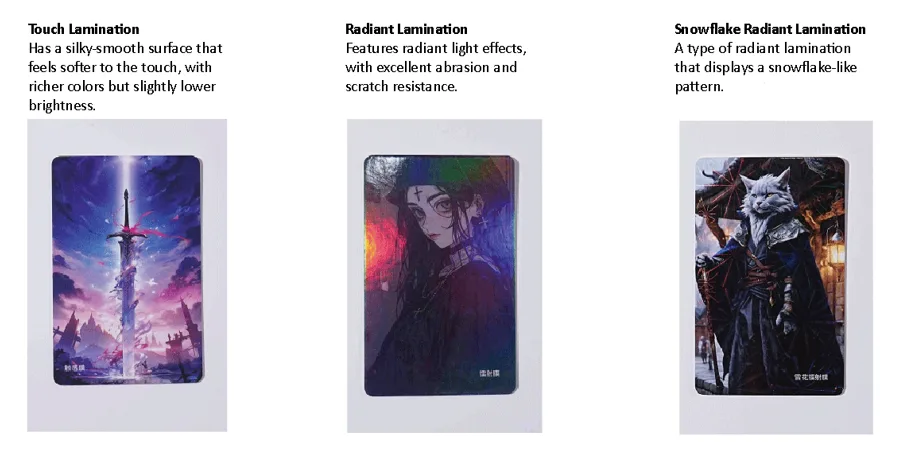 Collector grade offset anime cards printed in Bandar Sri Damansara Kuala Lumpur