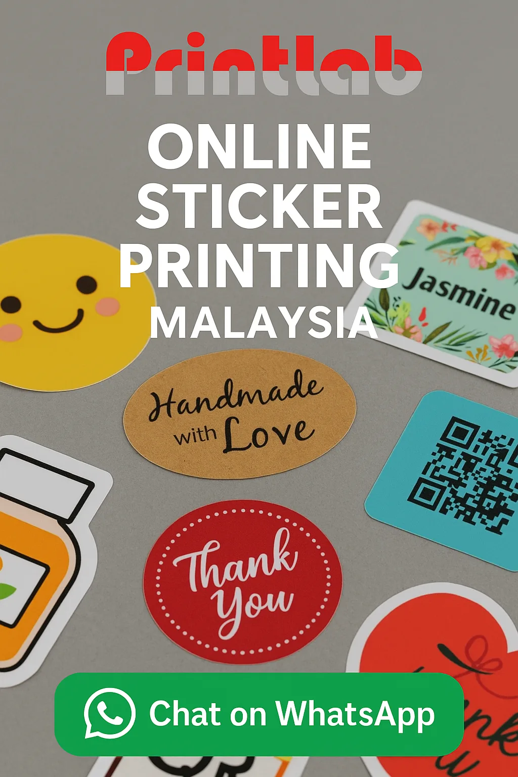 Online Sticker Printing in Malaysia – Custom, Fast & Affordable