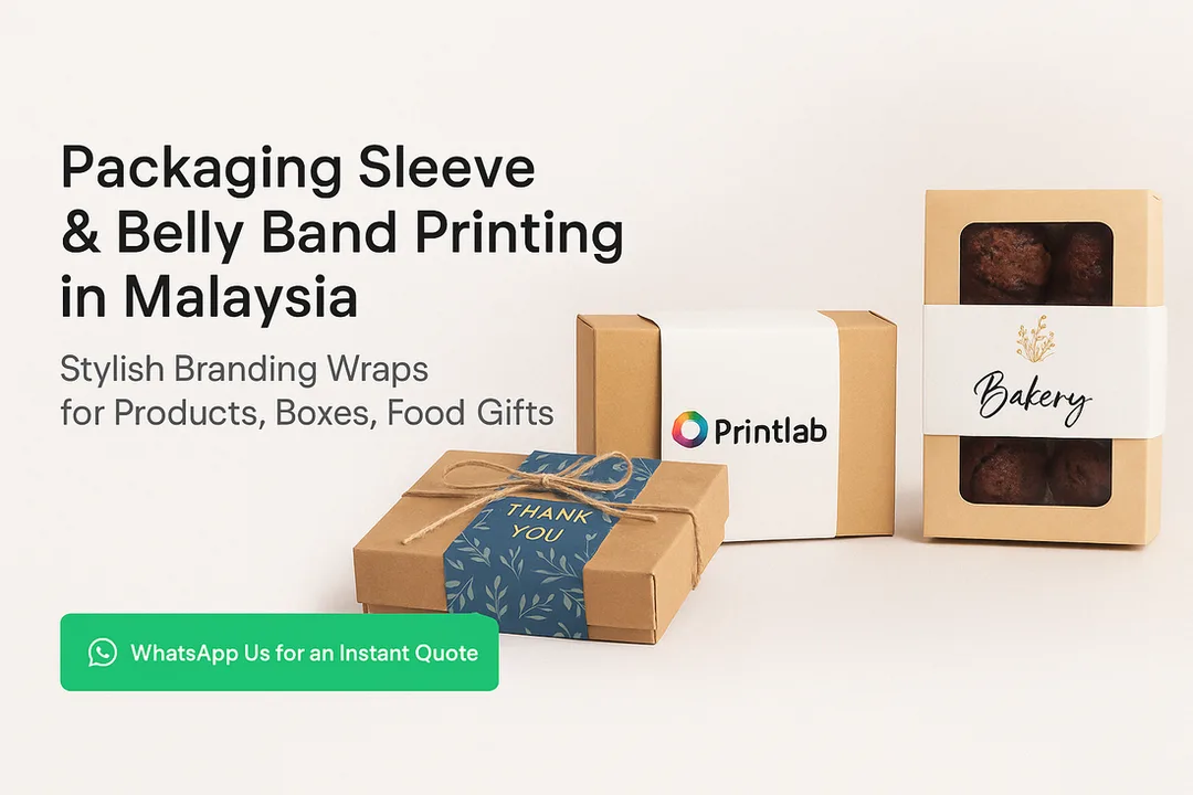 Packaging Sleeve & Belly Band Printing in Malaysia