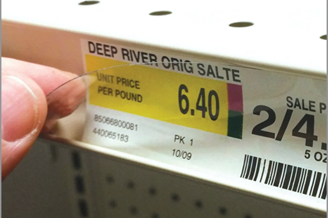Gondola Rack Label