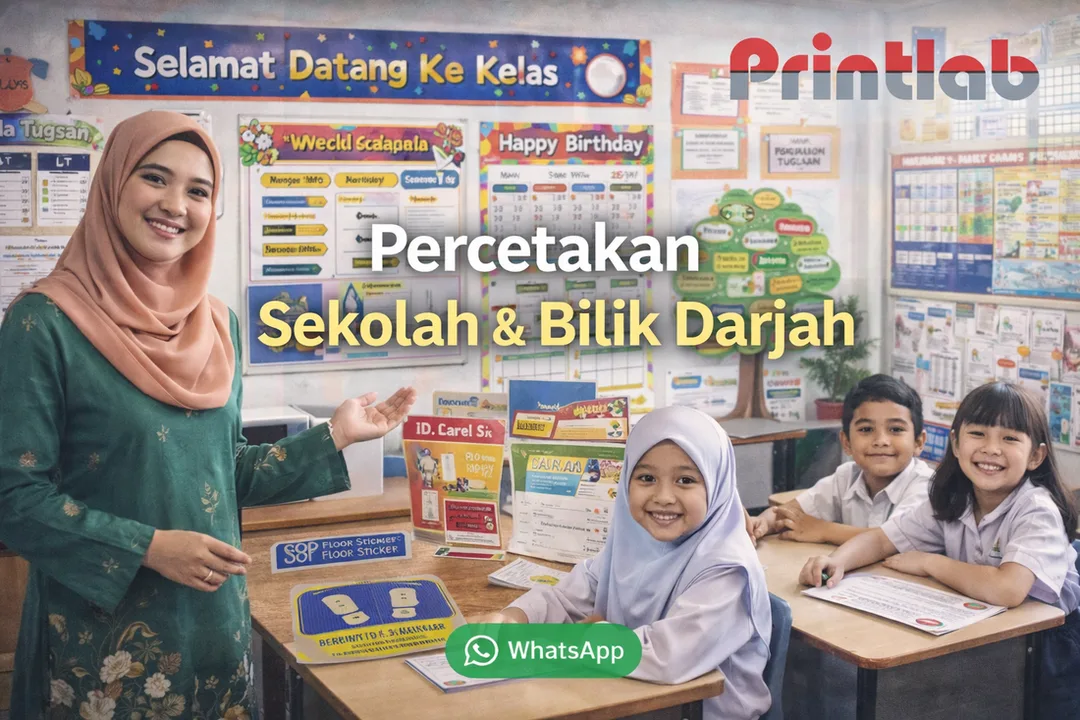 Percetakan Untuk Sekolah & Bilik Darjah di Malaysia Printlab