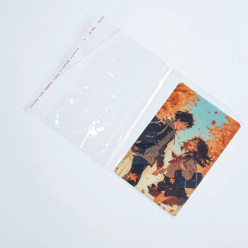 PET transparent anime card printing Malaysia for premium limited edition merch