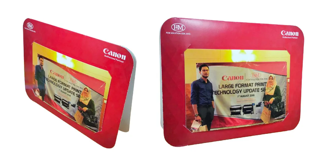 Photo Paper Frame Standee, Custom Frame Printing