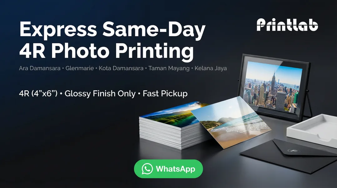 Ara Damansara 4R Photo Express Same Day Printing