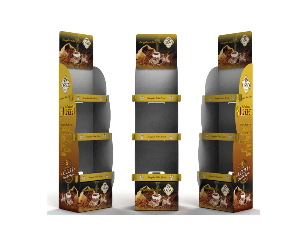 Cardboard Promotion Shelf, Floor Product Display Stand, Product Display Standee Rack, Point of Sales Display Rack, Pop Floor Display Stand, Point of Purchase Display,