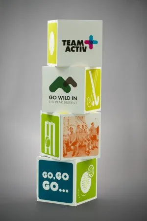 Cardboard Display Cubes