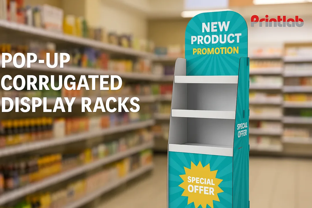 Pop-Up Corrugated Carton Display Racks for Promotions & Retail in Malaysia