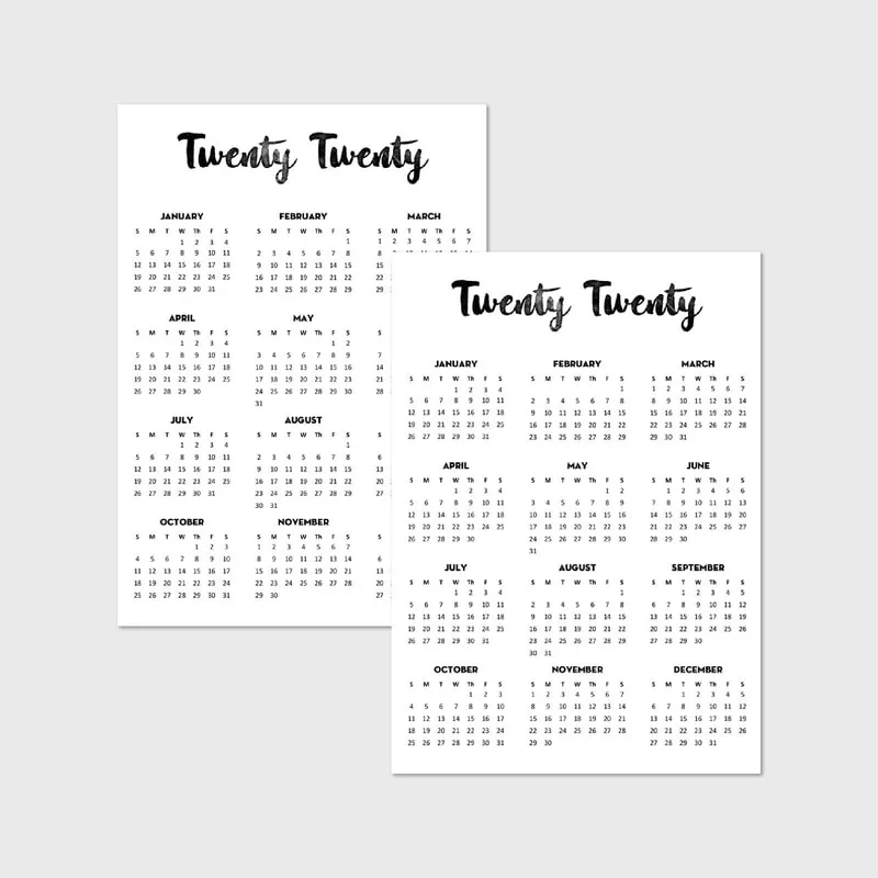 Poster Calendar