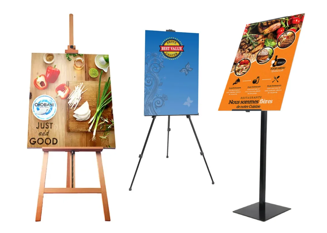 Poster Foamboard + Portable Stand Display