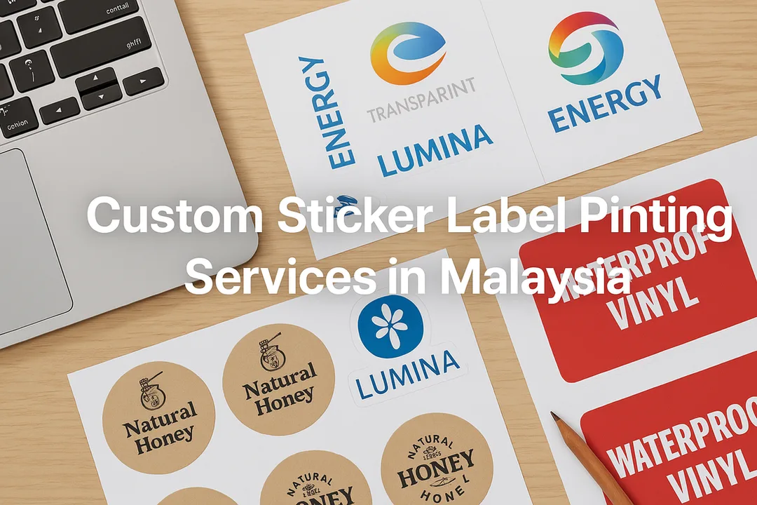Premium Sticker Label Printing Services in Malaysia