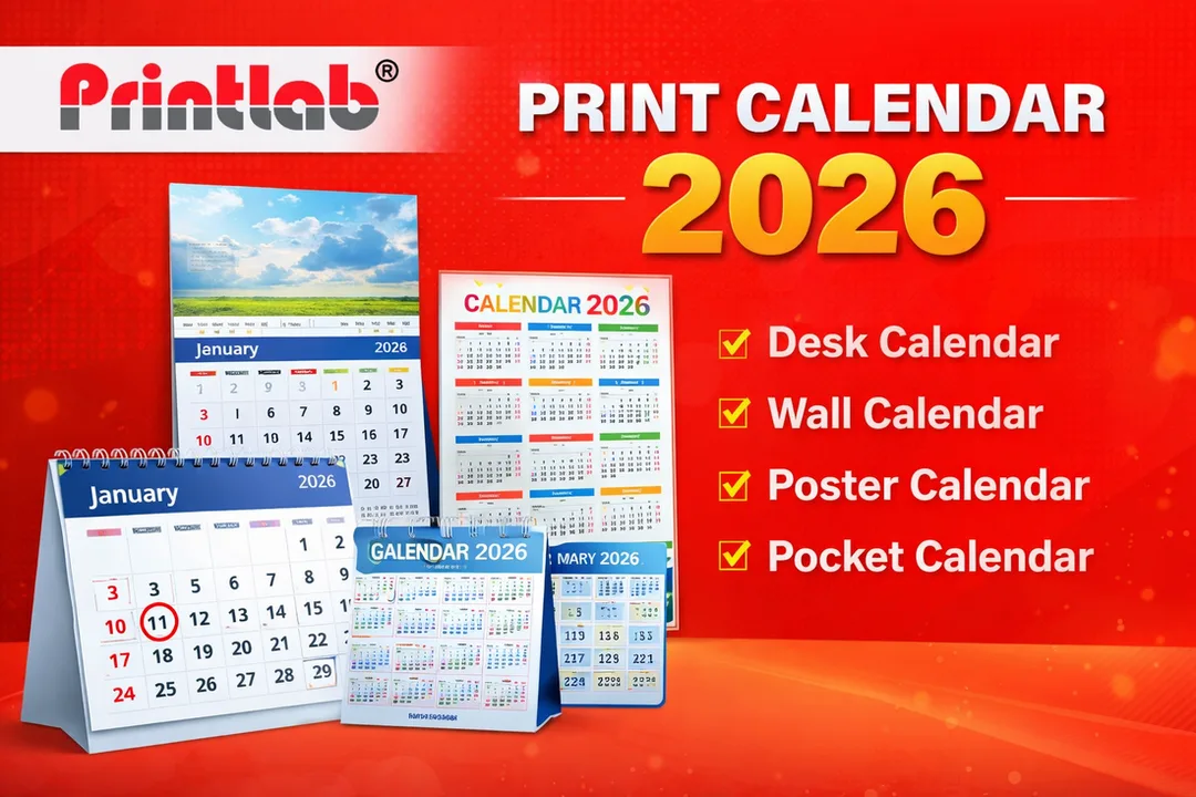 Print Calendar 2026 Printlab Malaysia – desk calendar, wall calendar, poster calendar dan pocket