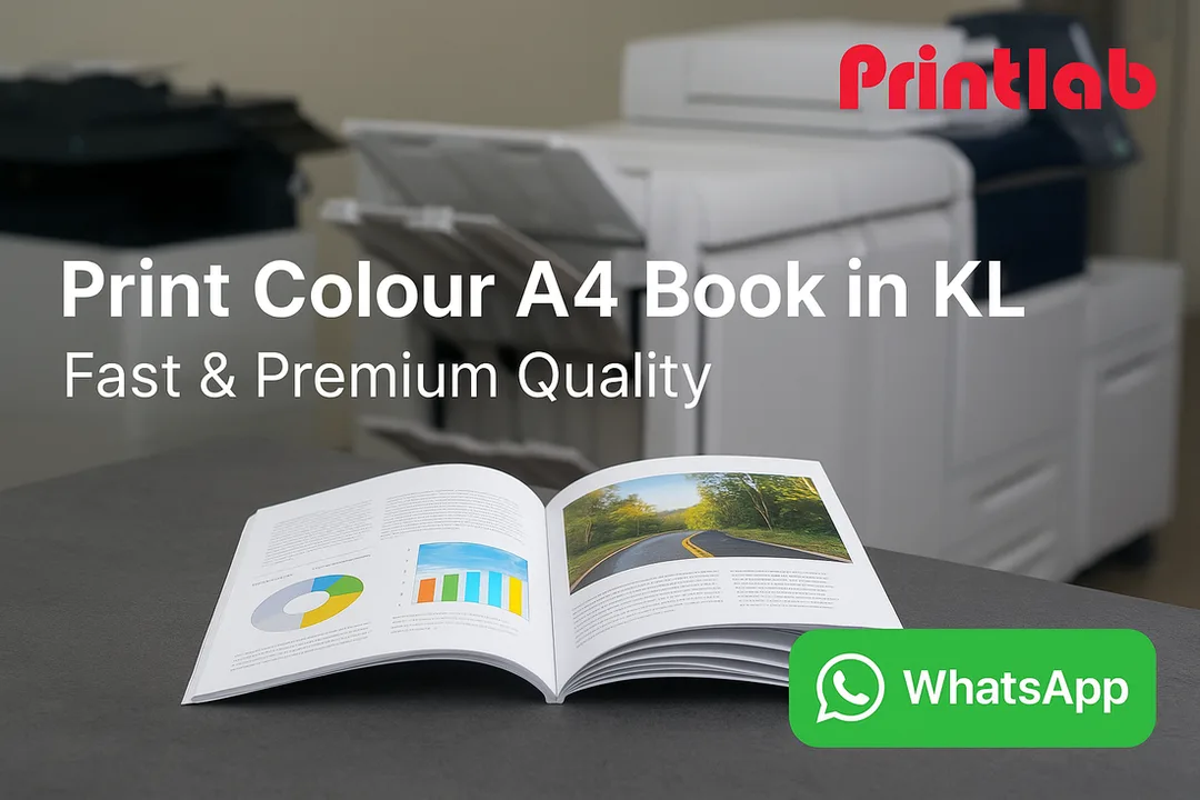 Print Colour A4 Book in KL – Fast, Affordable & Premium Quality