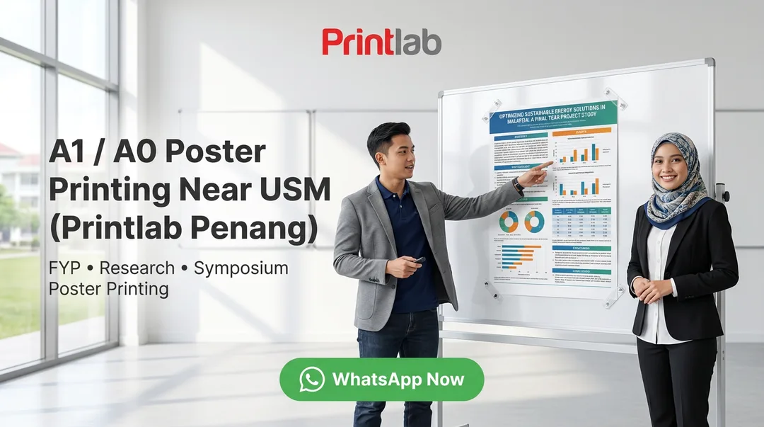 Print Poster Near USM Penang Printlab