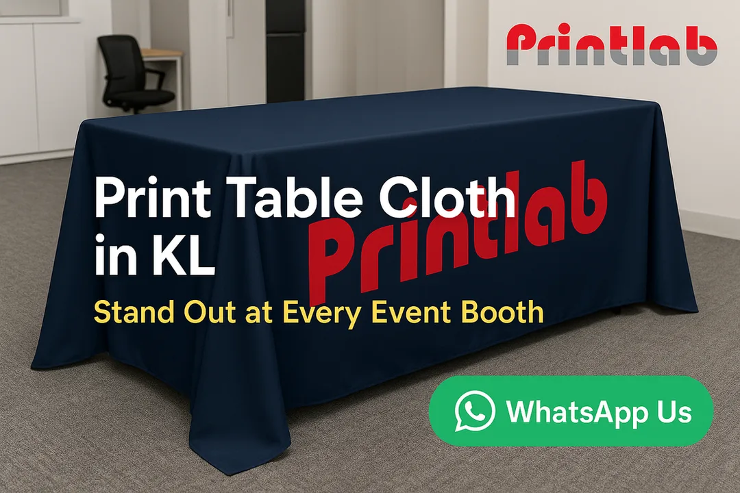Print Table Cloth in KL – Stand Out at Every Event Booth