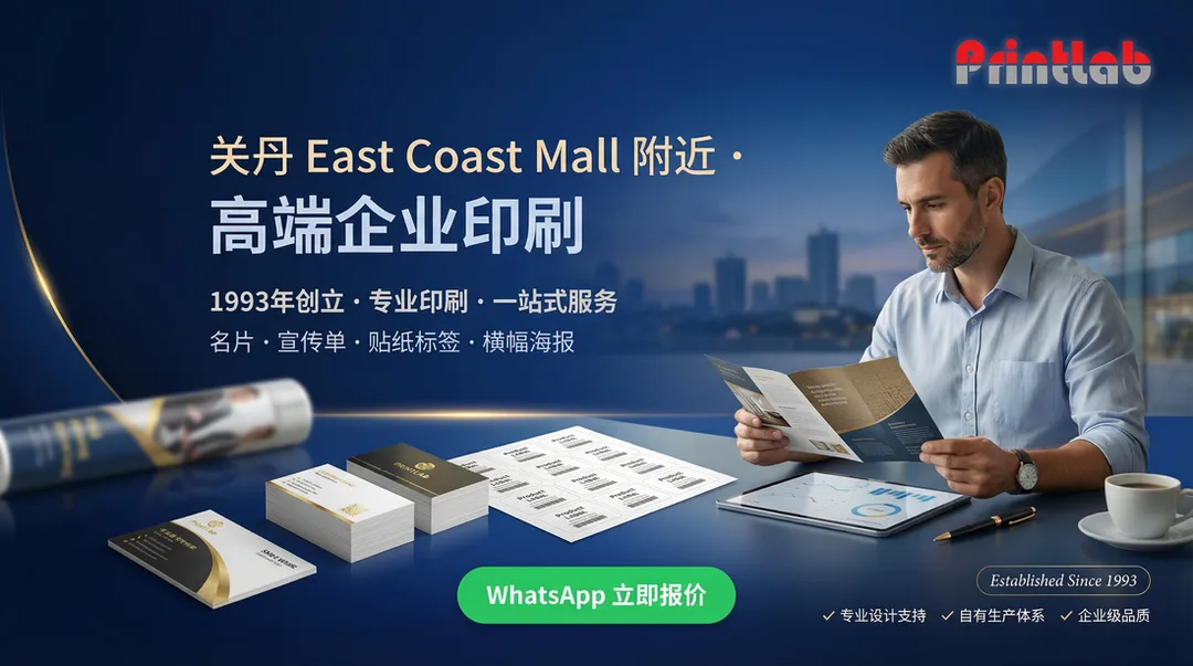 关丹 East Coast Mall 附近 · 高端企业印刷一站式 Printing in Kuantan Printlab
