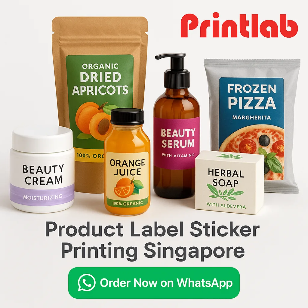 Product Label Sticker Printing in Singapore
