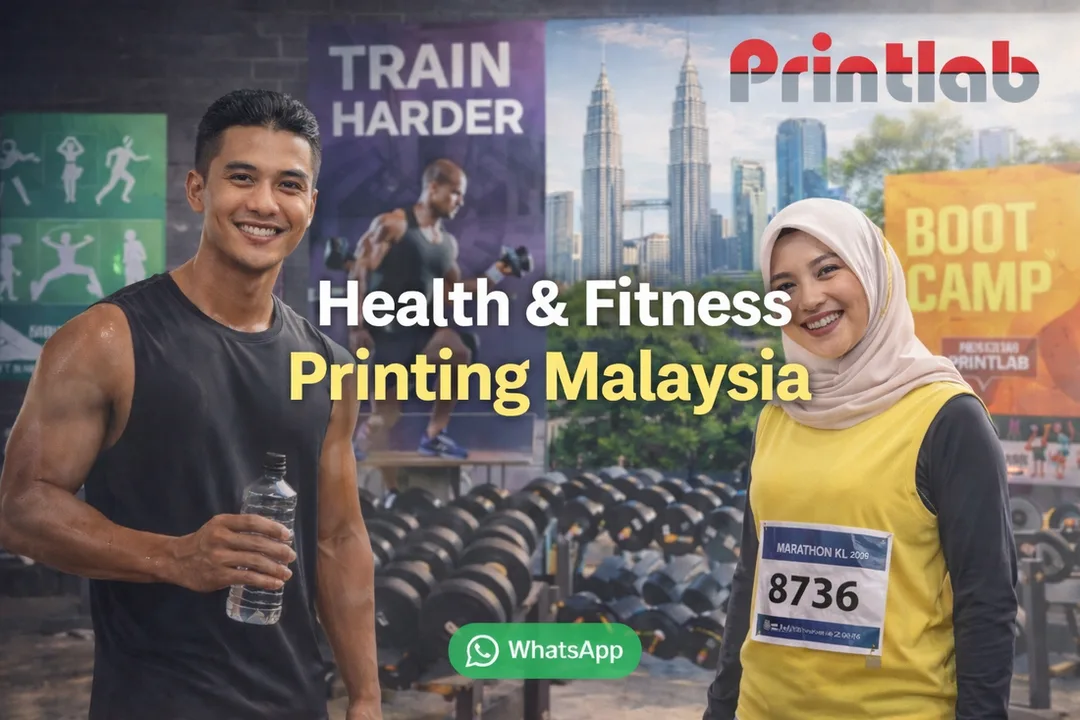 Professional Printing for Gyms Studios Fitness Events in Malaysia Printlab