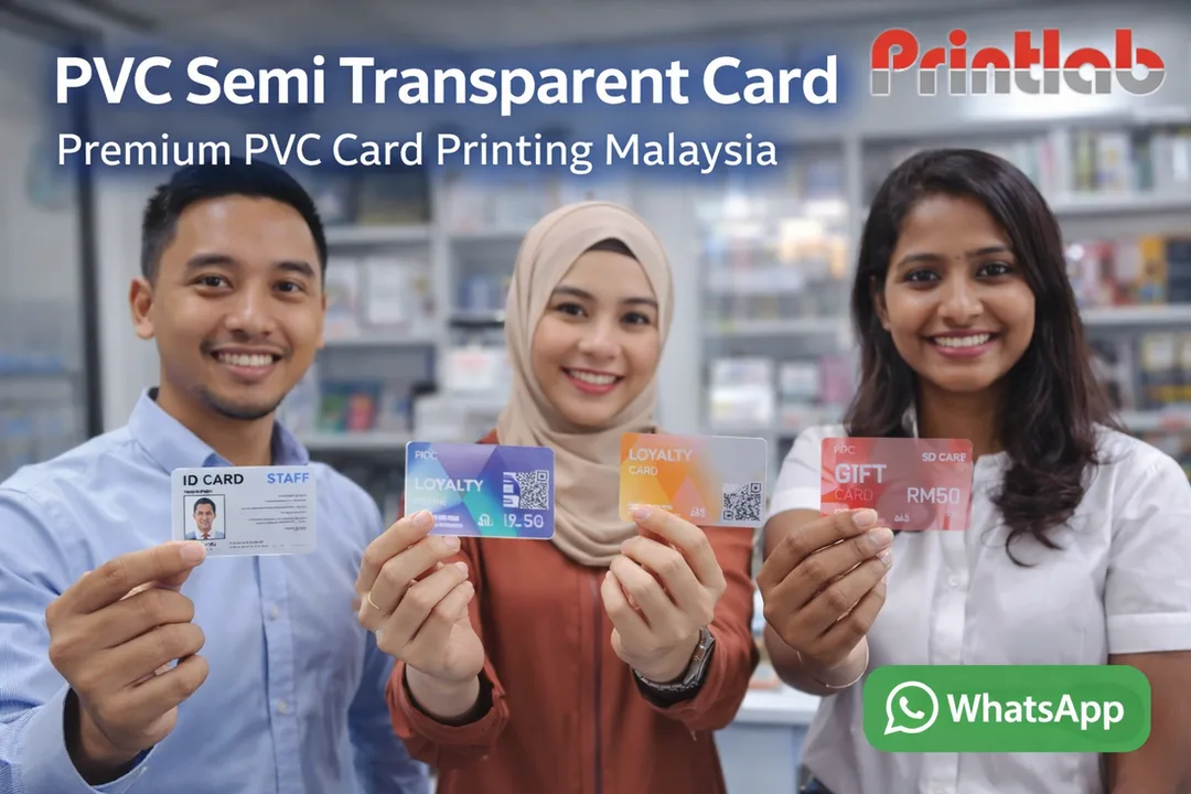 PVC Semi Transparent Card Premium Card Printing Malaysia Printlab