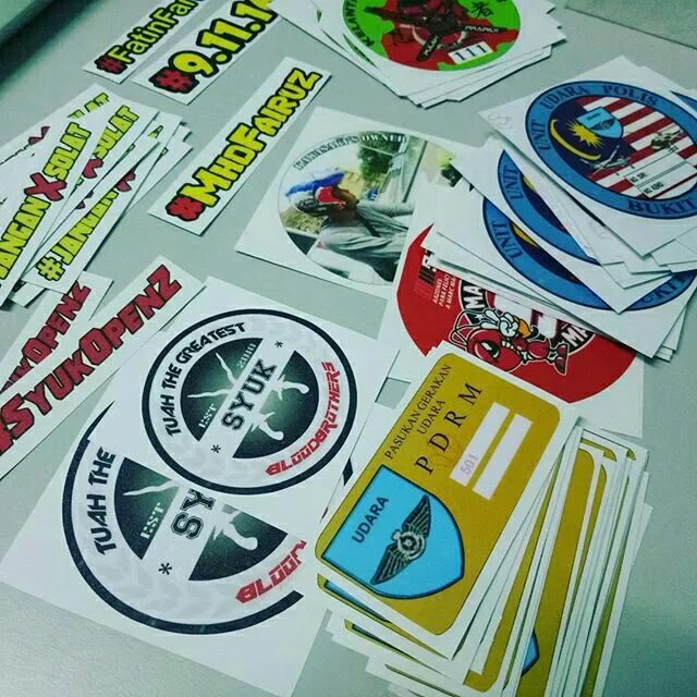 White PVC Sticker Printing