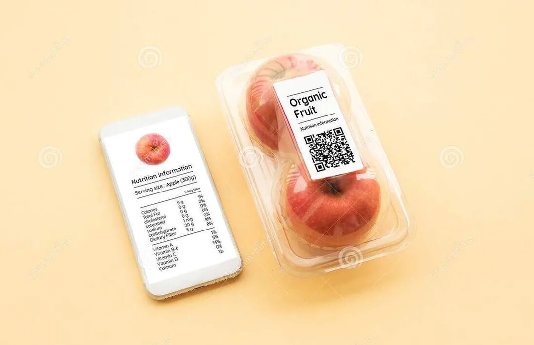 display qr code label