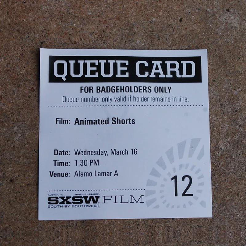 Queue Number Card Printing