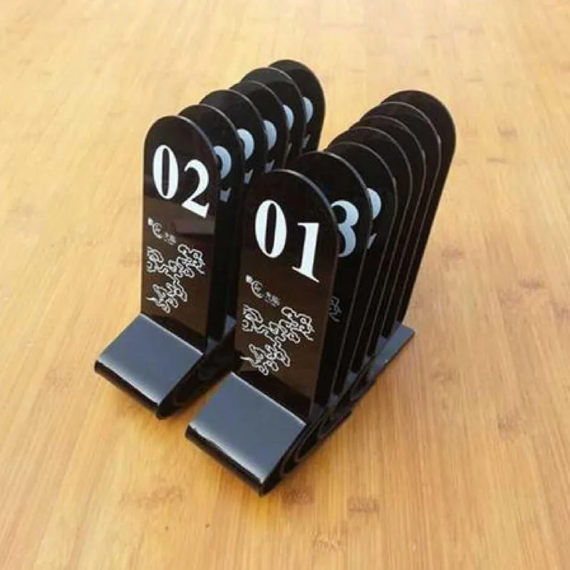 Print Custom Shape Queue Number Card