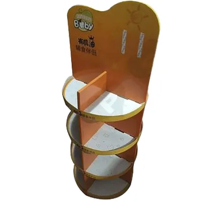Cardboard Promotion Shelf, Floor Product Display Stand, Product Display Standee Rack, Point of Sales Display Rack, Pop Floor Display Stand, Point of Purchase Display,