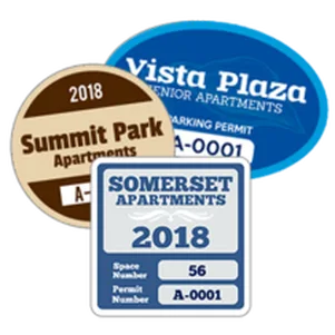 Resident Sticker for Condominium Apartment