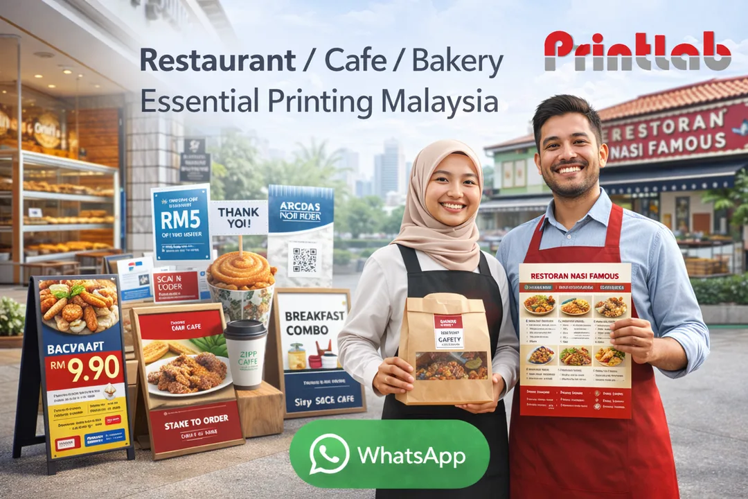 Restaurant Cafe Bakery Essential Printing Malaysia Printlab