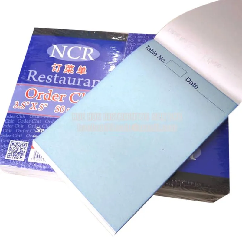 Restaurant Order Chit