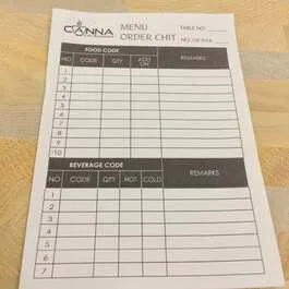 Order Chit