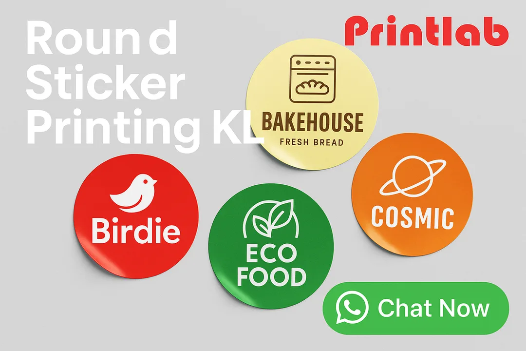 Round Sticker Printing KL