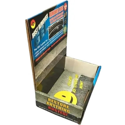 Counter Display Stand Printing, Rak Display Produk