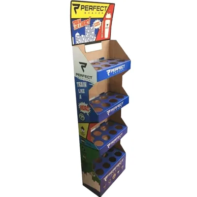 Cardboard Promotion Shelf, Floor Product Display Stand, Product Display Standee Rack, Point of Sales Display Rack, Pop Floor Display Stand, Point of Purchase Display,