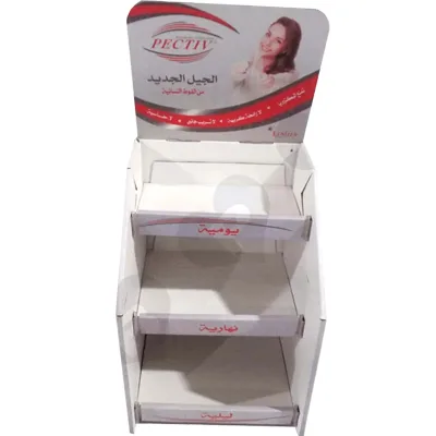 Counter Display Stand Printing, Rak Display Produk