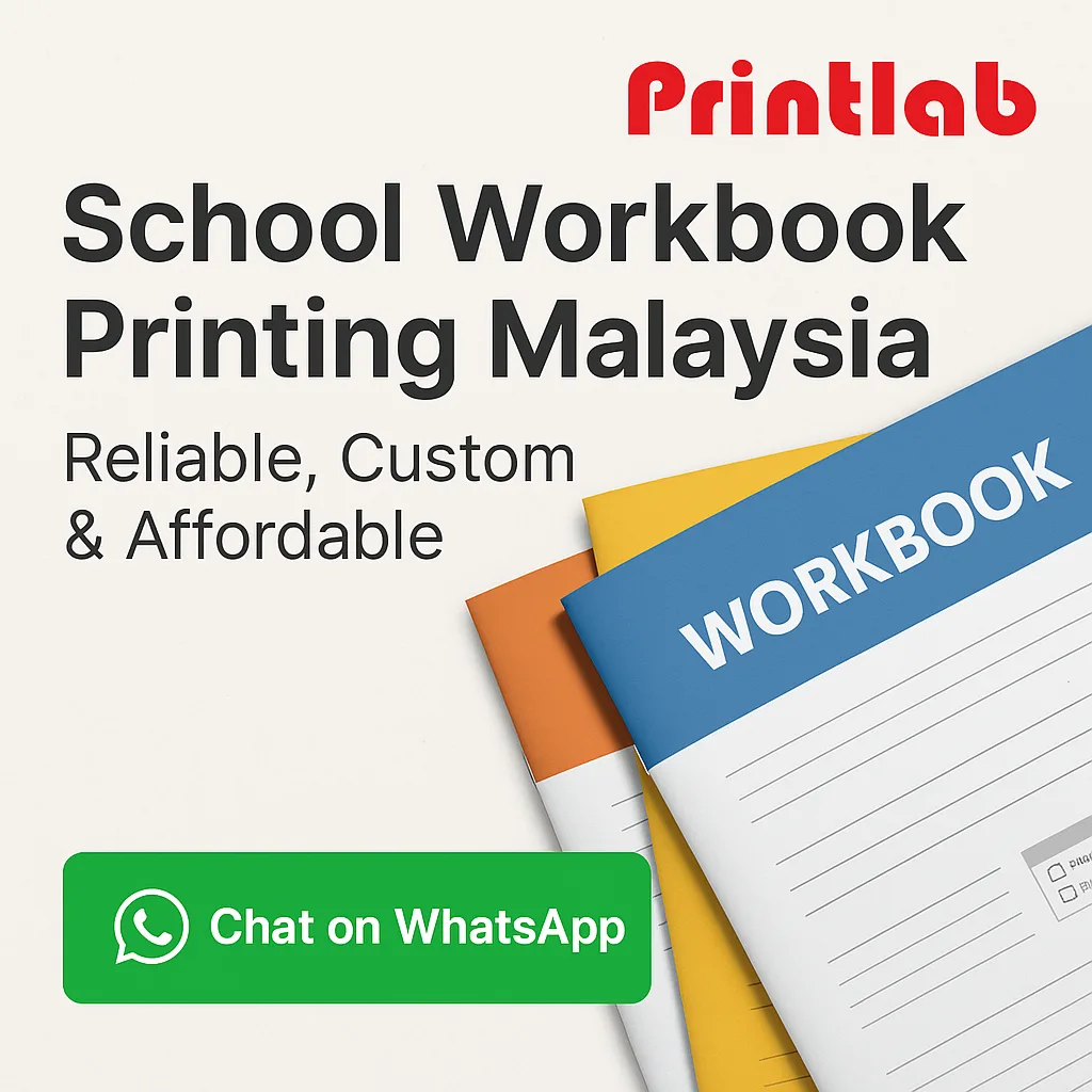 School Workbook Printing Malaysia – Reliable, Custom & Affordable
