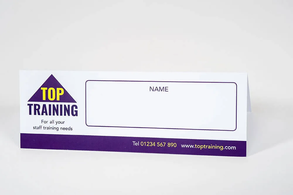 Tent Card Name Plate Printing in Malaysia