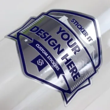 Silver Sticker Printing