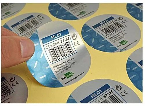 Silver Sticker Printing