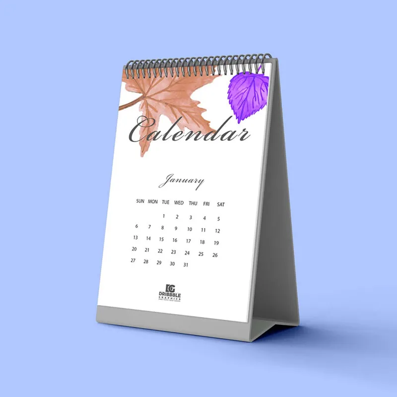 Portrait Soft Stand Desk Calendar